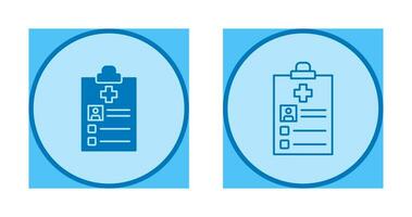 Medical Record Vector Icon