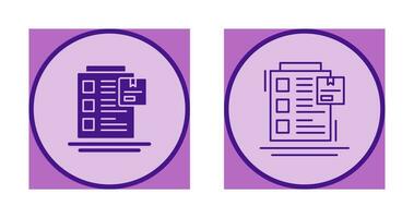 Order List Vector Icon