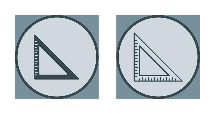Set Square Vector Icon