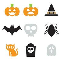 The Halloween icon for holiday concept vector