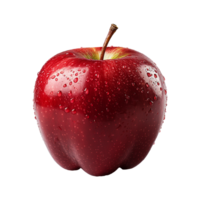 rouge pomme, rouge Pomme png, rouge Pomme avec transparent arrière-plan, ai génératif png