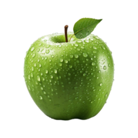 mela, Mela verde, Mela png, verde Mela con trasparente sfondo, ai generativo png