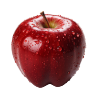 rouge pomme, rouge Pomme png, rouge Pomme avec transparent arrière-plan, ai génératif png