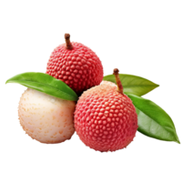 Lychee, Lychee Png, Lychee clipart, Transparent Background, AI Generative png