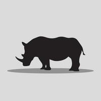 Rhino vector clip art