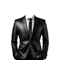 hombre traje png, hombre formal traje, hombre formal traje png, negro traje, transparente fondo, ai generativo png