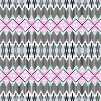 Geometric fabric pattern in pastel colors vector