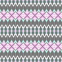 Geometric fabric pattern in pastel colors vector