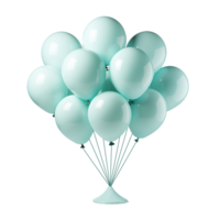 ballon, ballon png, anniversaire ballon png, hélium ballon png, transparent arrière-plan, ai génératif png