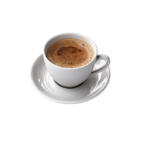 koffie beker, koffie kop png, koffie kop clip art, koffie kop top visie, transparant achtergrond, ai generatief png