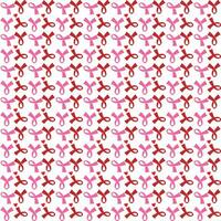 October is the World Breast Cancer Seamless Pattern background template with ribbon. vector