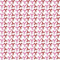 October is the World Breast Cancer Seamless Pattern background template with ribbon. vector