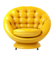 Derecha amarillo Sillón aislado png