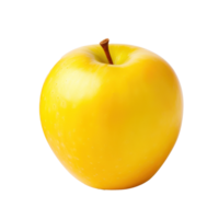 Yellow apple isolated png
