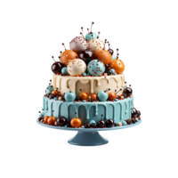 Happy Birthday, Happy Birthday Png, Happy Birthday Cake, Happy Birthday Balloon, Transparent Background, AI Generative png