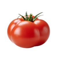 Single Tomate, Tomate png, rot Tomate png, rot Tomate Clip Art, transparent Hintergrund, ai generativ png