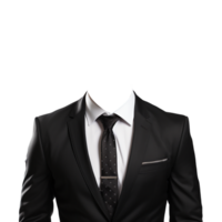 Man Suit Png, Man Formal Suit, Man Formal Suit Png, Black Suit, Transparent Background, AI Generative png