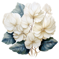 Blumen- Blatt, Blumen- Blatt png, Blumen- Blatt mit transparent Hintergrund, ai generativ png