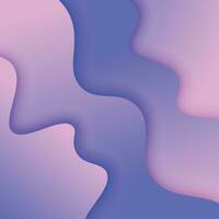 Gradient wavy shape background. vector