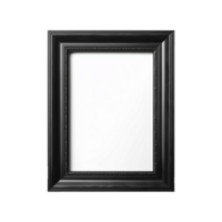 Photo Frame, Black Photo Frame, Black Photo Frame Png, Transparent Background, AI Generative png