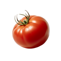 Single Tomate, Tomate png, rot Tomate png, rot Tomate Clip Art, transparent Hintergrund, ai generativ png