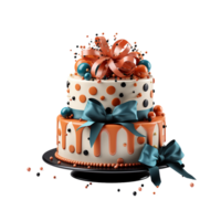 Happy Birthday, Happy Birthday Png, Happy Birthday Cake, Happy Birthday Balloon, Transparent Background, AI Generative png
