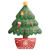 Watercolor Christmas Tree Illustration png