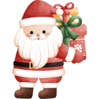 acquerello Santa Claus illustrazione png