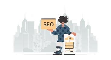 Seo for small business vector