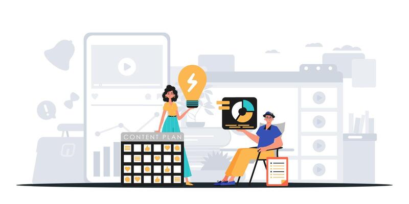 Digital Marketing Team. Ready to use banner