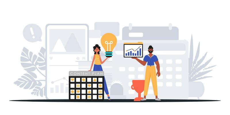 Digital Marketing Team. Ready to use banner