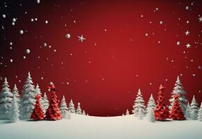 Ai generative Christmas background with negative space realistic image ultra hd high design very detailed photo