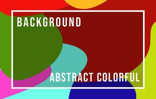 abstract colorful background, square border inside background. vector