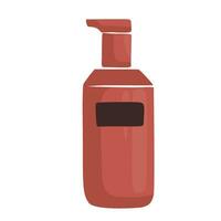 Vector Soap Cleanser Dispenser Minimalist Cosmetic Skin care product Illustration