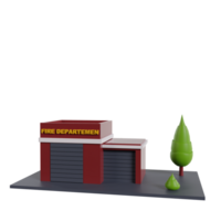 bâtiment point de repère 3d le rendu clipart png