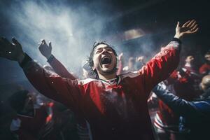 Hockey players are delighted to have won photo