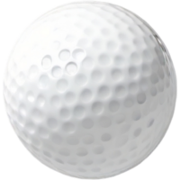 vit golf boll. ai generativ png