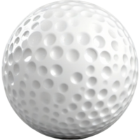 White golf ball. AI Generative png