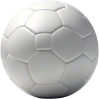 blanco fútbol pelota. ai generativo png