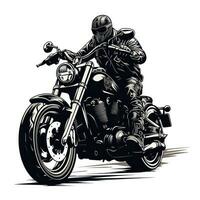 Black motorcycle club logo photo