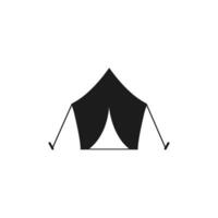 acampar icono firmar símbolo vector