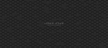 Dark background with hexagons. modern abstract background vector