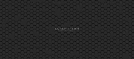 Dark background with hexagons. modern abstract background vector