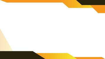 simple abstract background design with a combination of yellow and black vector