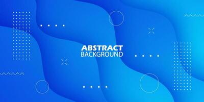 Elegant blue abstract wave background geometry for banner, cover, flyer, brochure, poster design, business presentation and website. Eps10 vector