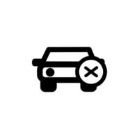 car icon on a white background vector