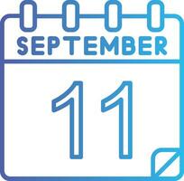 11 September Vector Icon