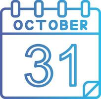 31 October Vector Icon