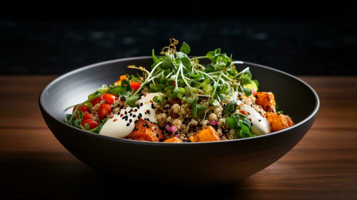 Quinoa Bowl Stock Photos, Images and Backgrounds for Free Download