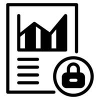 Privacy Metrics icon vector